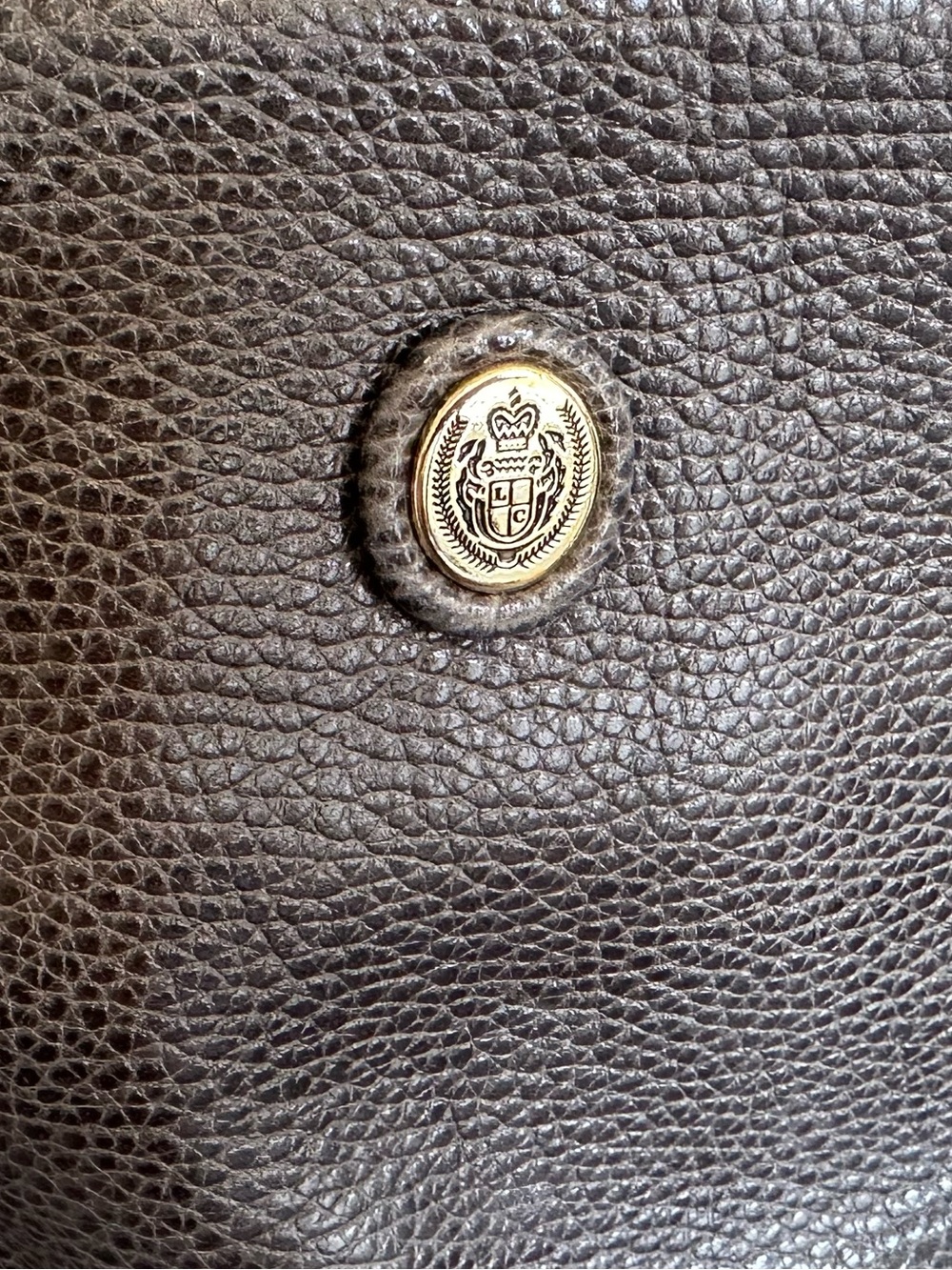 Vintage Liz Claiborne Pebble Grey Leather Purse. Great Vintage Condition 🩶 - Picture 3 of 15